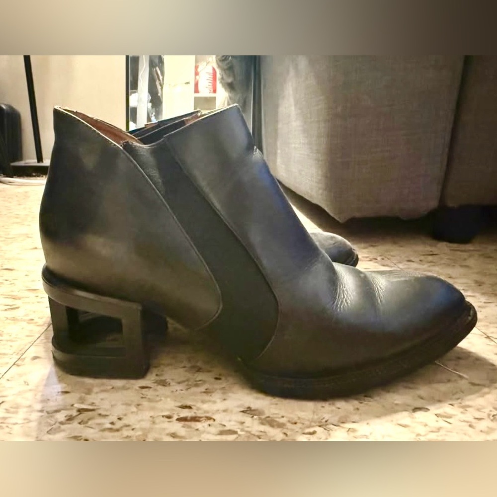 Jeffrey Campbell Black Ankle Booties